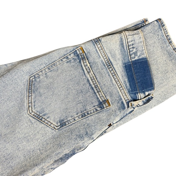 Abercrombie & Fitch Ultra High Rise Ankle Straight Jeans Light Wash Acid 26/2 - Picture 6 of 7